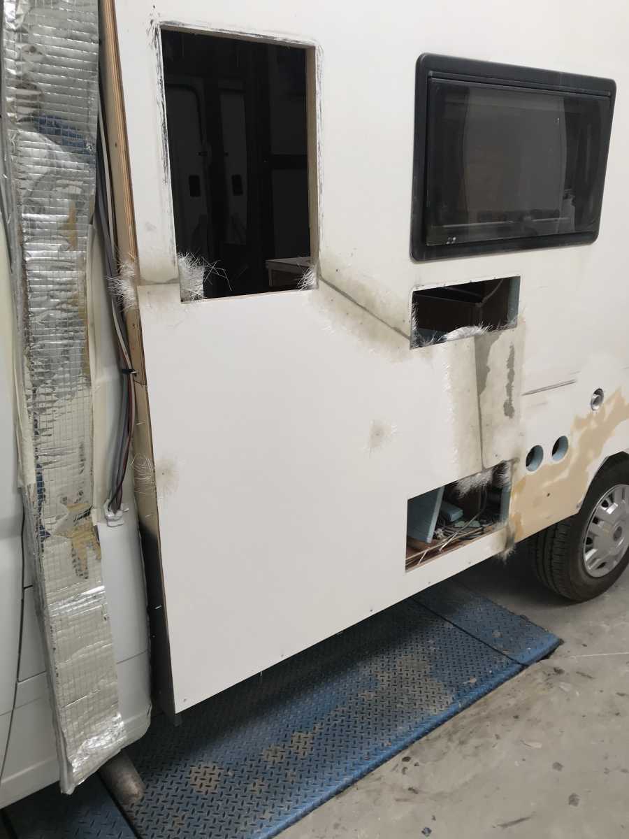 réparation d'un camping-car